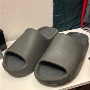 Adidas Gray Slide Sandals